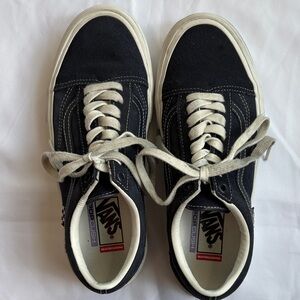 Vans Men's Navy Suede Sneakers